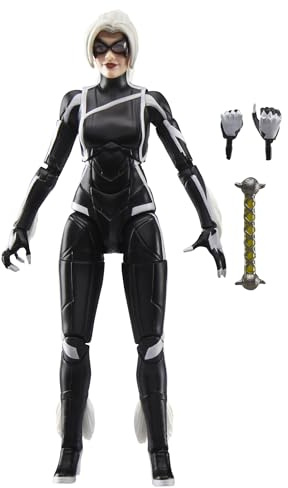 Marvel Legends Series Gamerverse Black Cat Felicia Hardy, Spider-Man 2 Video Game-Inspired Collectible 6 Inch Action Figure