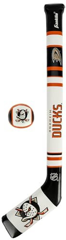 Franklin Sports NHL Soft Mini Hockey Stick Set - Anaheim Ducks