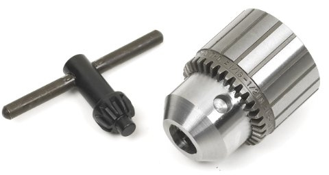 Jacobs Chuck 31052D Professional Duty Chuck, 1/2-20 Mount, 0.5 Maximum Capacity, 1-23/32 Diameter x 3 Closed Length