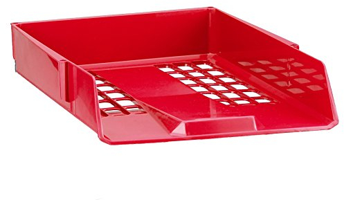 Avery 1132Red Basics Single Letter Tray/Intray, 278 x 70 x 390 mm - Red