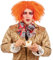Fun Shack Orangene Hutmacher Perücke, Verrückter Hutmacher Perücke, Clown Wig, Perücke Verrückter Hutmacher, Clown-Perücke - Einheitsgröße