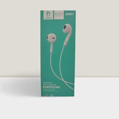 XO EP21 In-Ear-Kopfhörer mit Mikrofon, Kabelsteuerung, 3,5 mm Klinkenstecker, 1,20 m Kabel