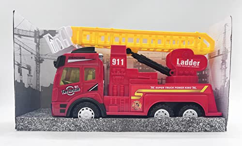 Flex Fire Engine Toys for 3-8 Year Olds, Kids' Play Vehicles Fire Truck with Extending Ladder