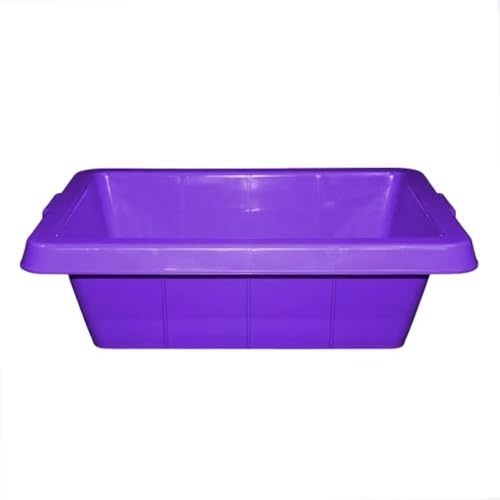 Red Gorilla Plas Mini Plastic Purple Trough Small Lightweight Utility Tub Sturdy Food Safe for Animal Feeding Garden Stable 7 Litre Capacity