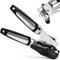 GMR Heavy Duty Stainless Steel Can Opener, Smooth Edge & Ergonomic Comfort Grip, Safe & Efficient Manual Tin Opener, Durable Kitchen Tool, Black