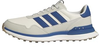 adidas Hombre S2G 26 Leather Spikeless Golf Shoe, Chalk White/Dusky Petrol/Wonder Alumina, 43 1/3 EU
