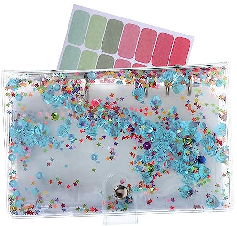 jojofuny 1Satz Wiederverwendbares Budgetbuch Mit Reißverschluss Kreatives Ringbuch Für Kostenverfolgung Bargeldumschläge Und Finanzplanung Haushaltsbuch