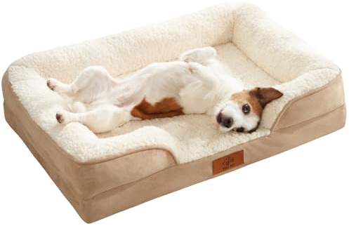 VEEL PET Cama Perro ortopédica antiestrés Lavable Funda Impermeable (X-Large)