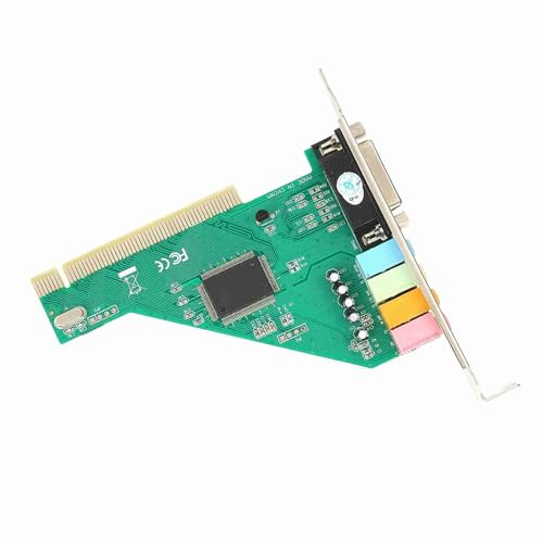 Scheda audio PCI Zenithaur, scheda audio interna 4.1 per PC desktop con audio surround stereo Karte CMI8738