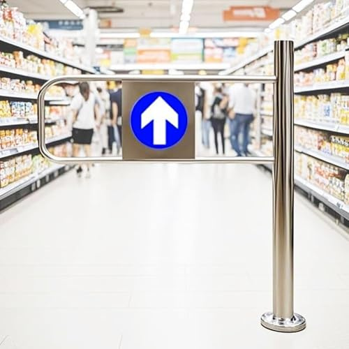 Porta a battente automatica Self-Cng - Cancello di ingresso manuale per una maggiore sicurezza nei mercati, Libes e magazzini -, facile da installare, ideale per aree ad alto traffico.