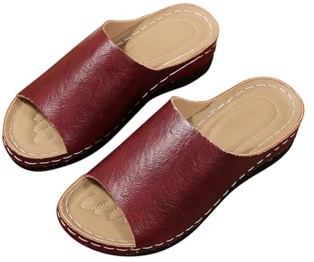 Träskor damer lätta, ortopediska sandaler damer båge stöd sommarskor ergonomiska sandaler sommar tofflor breda fötter sandaletter platåsandaler lätta promenadskor