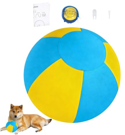Vallhundsboll Interaktiv studsboll | 20,5x13x13 cm Hästboll För utomhusbruk, pool, mot stress och tristess
