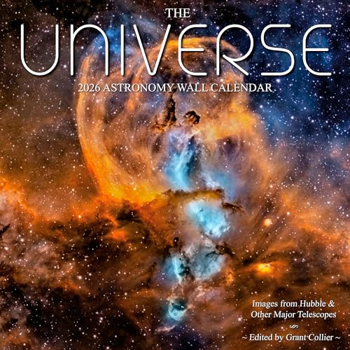 The Universe 2026 Astronomy Wall Calendar: Images from NASA's Hubble Space Telescope - Galaxies, Nebulae, more (12x12)