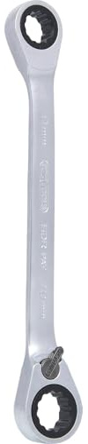 KS Tools 503.4572 GEARplus Doppel-Ratschenringschlüssel umschaltbar 8x10mm, Farbe
