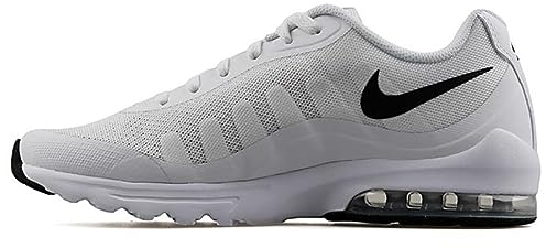 NIKE Men's Nike Air Max Invigor Basketball Shoe, Multicolour Blanco Black White Black, 10 UK
