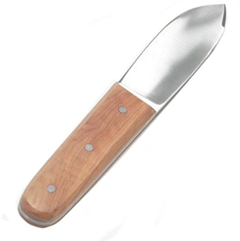 garier Couteau A Saint Jacques HUITRES 22 CM Bois INOX Cuisine