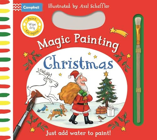 Christmas Magic Painting: A mess-free activity book, perfect to keep preschoolers busy over Christmas! (Campbell Magic Painting, 2)