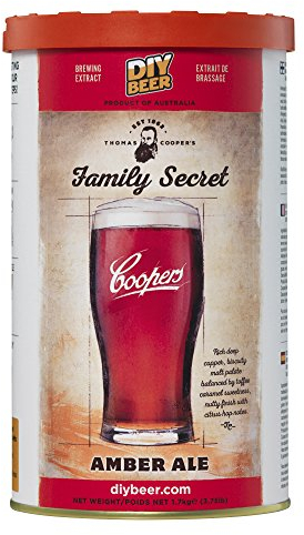 MALTO PER BIRRA COOPERS AMBER ALE FAMILY SECRET 1.7KG = 23 LITRI DI BIRRA
