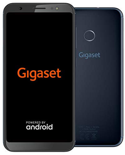 Gigaset GS185 Smartphone ohne Vertrag (13,97 cm (5,5 Zoll) HD+ Display, 16GB Speicher, Android 8.1) midnight blue