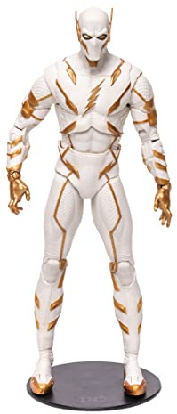 McFarlane Toys, DC Multiverse Godspeed 7-inch Action Figure with 22 Moving Parts, Collectible DC Rebirth Figure with Unique Collector Character Card – Ages 12+