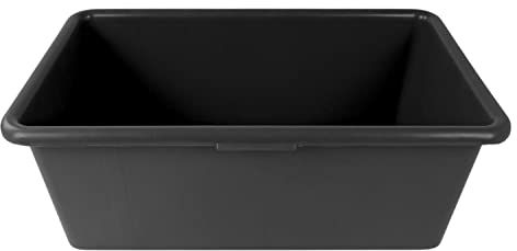 Prosperplast Bac à mortier 80 l - Seau de chantier, de ciment, de gravats, de maçon, de chantier