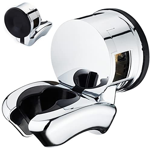 Soporte Ducha Pared para Ducha de Mano para Baño, Ajustable Rotación Soporte Ducha sin Taladro, Accesorios Baño con Ventosas para Azulejos sin Taladro Pared Ventosa Herramientas