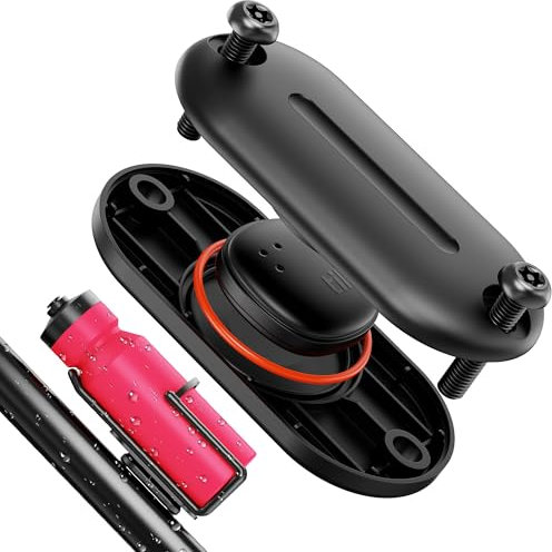CITYWAY for by Life360 Sticker (2024) Bike Mount, Waterproof Bike GPS Tracker Case, Hidden Under Bottle Cage or Alone, Extended M5 Black Safety Screws with Driver (1 Pack)