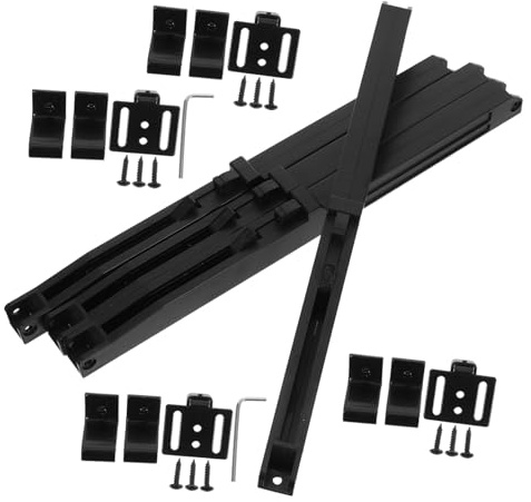 4pcs Soft Close Damper Kit for Barn Doors - Vibration & Collision Reduction Buffer, Heavy-Duty Sliding Door Hardware, High-Strength Construction for Smooth Operation
