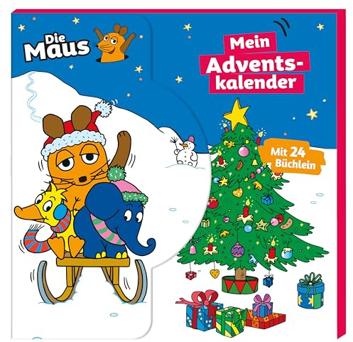 Die Maus Mein Adventskalender: 24 Büchlein in wiederverschließbarer Box I Ab 3 Jahre