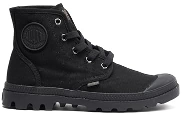 Palladium Pampa Hi, Stivali Sneaker Donna, Nero, 38 EU