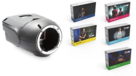 Spekular Light Blaster Optical Snoot Strobe-Based Projection System for Photography Lighting with Gobos and Transparencies | Light Blaster + Gobos for Canon EOS/EF Lenses