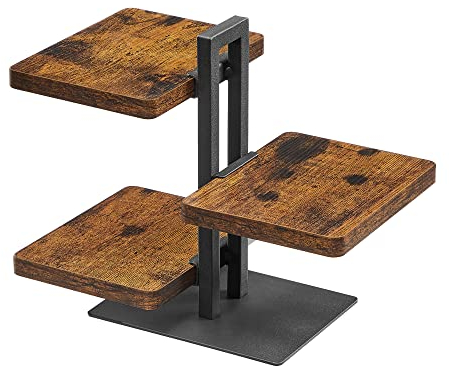 ACAZA Tour de service en 3 parties, Set de service, Vintage Brown