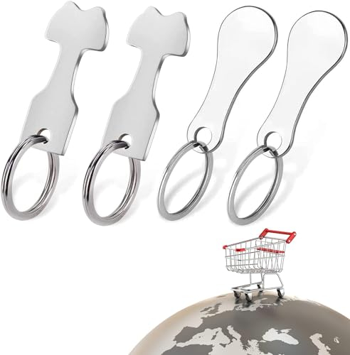 DMJJSD Caddie Jeton Caddie Caddie Jeton Portachiavi Per Carrello Della Spesa Carrello Della Spesa Moneta Gettone Carrello Della Spesa Universal Carrello Della Spesa Chiavi Rimovibili