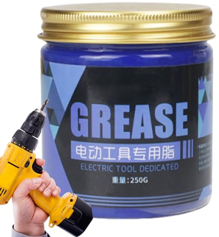 Grasa Multipropósito | Grasa Para Herramientas Eléctricas 250g | Lubricante Anti-Ruido Y Antioxidante Para Amoladoras Taladros Componentes Mecánicos Talleres Garajes Y Obras De Construcción