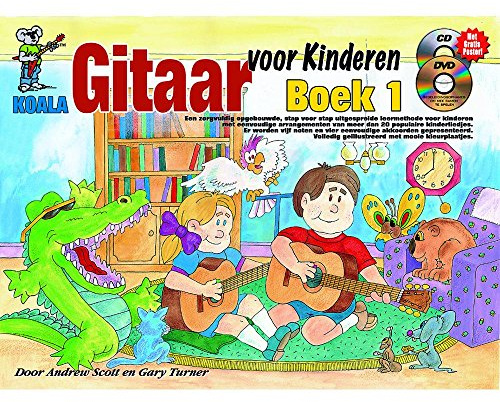 Gitaar För barn boek 1 – gitarr – BOOK+CD+DVD