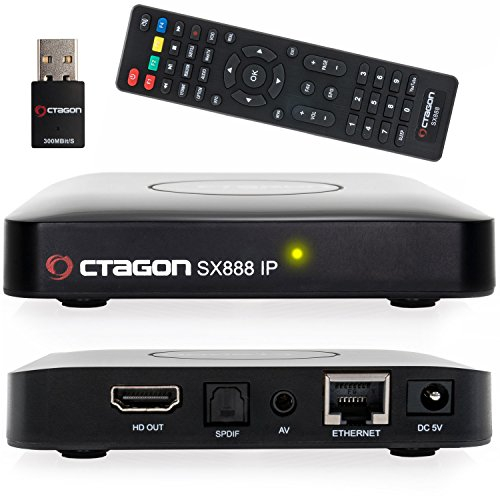 Octagon SX888 H265 Mini IPTV Box m3u - Récepteur avec Stalker, liste, VOD, Xtream, WebTV [USB, HDMI, LAN] Full HD
