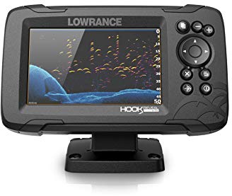 Lowrance Hook Reveal 5X SplitShot - 5-inch Fish Finder with SplitShot Transducer, GPS Plotter