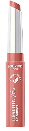 Bourjois Healthy Mix Clean Lip Sorbet - Peanude Butter 06, Balsamo Labbra Idratante, Trucco Vegano, 1,7 g