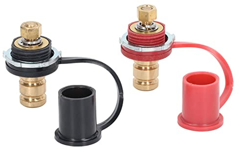 ACOGEDO Kit de Poste de Cargador de BateríA, Fácil Instalación para Sistemas de EnergíA Automotrices, PC y Material de Latón, Corriente Nominal 250 A, Clasificación contra Incendios UL94