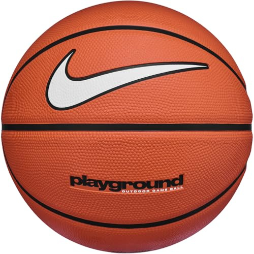 Nike Everyday Playground 8P Deflated Palle da basket Amber/Black/White 7