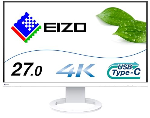 EIZO Flexscan EV2740S-WT 68,5cm (27) 4K UHD IPS Profi Monitor 16:9 DP/HDMI/USB-C 60Hz (EV2740S-WT)