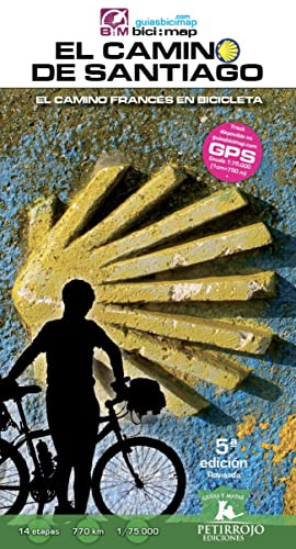 El Camino de Santiago: El Camino Francés en Bicicleta-5ª ed.: 31 (Bici:map)