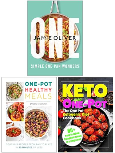 One Simple One-Pan Wonders, One Pot Healthy Meals, The One Pot Ketogenic Diet Cookbook 3 Books Collection Set