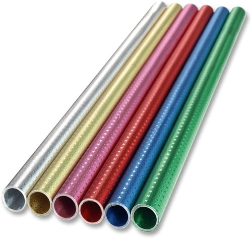 folia Alu-Bastelfolie Sternchen, 500 x 780 mm, rot