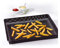 Durandal Backblech - Grillpfännchen - Ofenblech - Schmortopf - Pizzablech - Grillschale - Auflaufform - Lochblech Backofen - Fettfreies Heißluft-Garen - Pommesblech für Backofen (28x35x4cm)