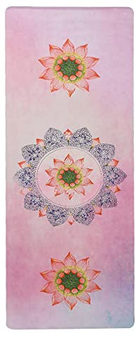 Mehrzweck-Yogamatte, faltbare Pilates-Yogamatte, 1,5 mm dick, Trainingsmatte, schweißabsorbierend, tragbare Reisematte, rutschfeste Abdeckung for Reisen, Pilates, Training, Bikram, Fitnessstudio, Fitn