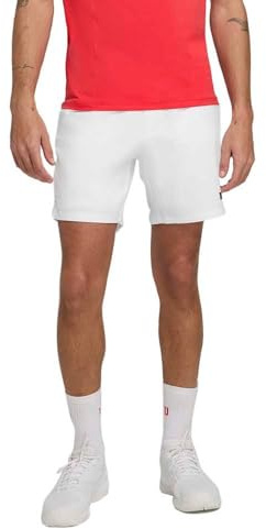 Wilson Herr Team Tournament Short 7 tum, Bright White, L