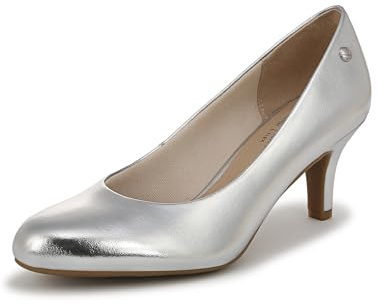 LifeStride Women's Parigi Pumps Pump Silver Metallic 9.5 W