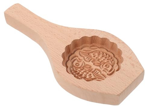 PHENOFICE Holz Mondkuchen Form Bohnenkuchenform Aus Holz Mittherbstfest-kuchenform Backform Zubehör