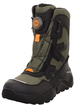 Superfit Rocket Warm Gefütterte Gore-Tex, Stivali da Neve, Verde Arancione 7000, 41 EU Larga
